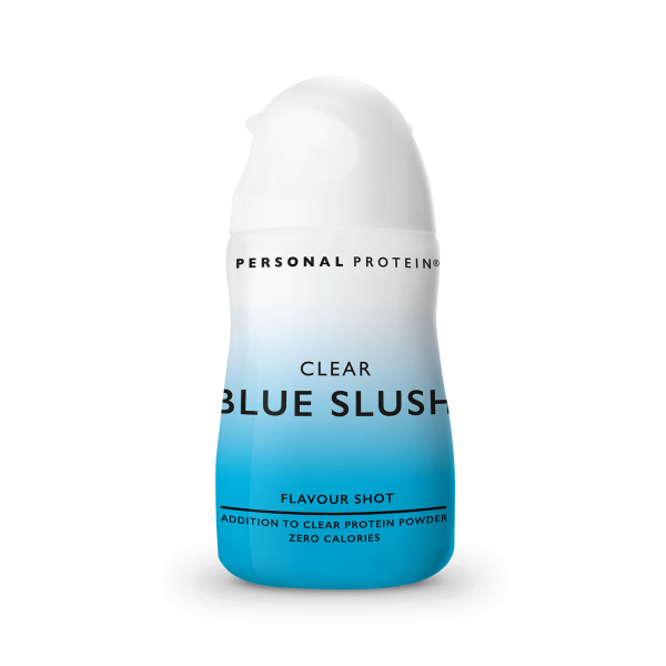 pp clear flavour shot blue slush