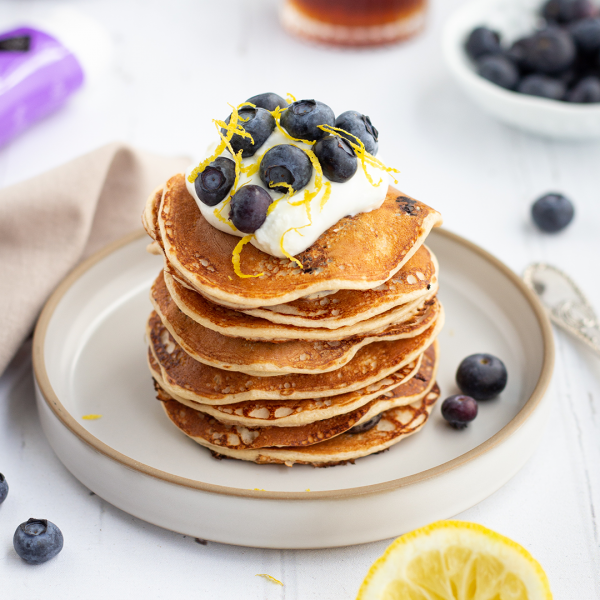 lemon poppy pancakes