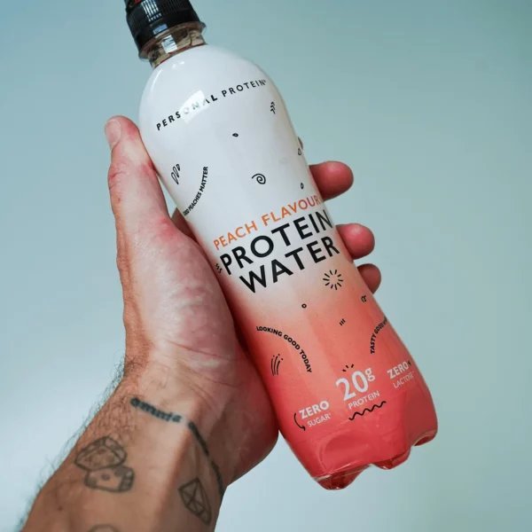 protein water peach