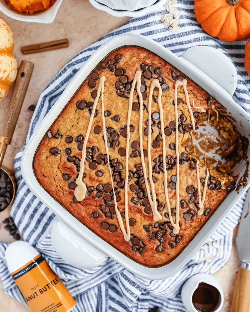 pumpkin baked oats